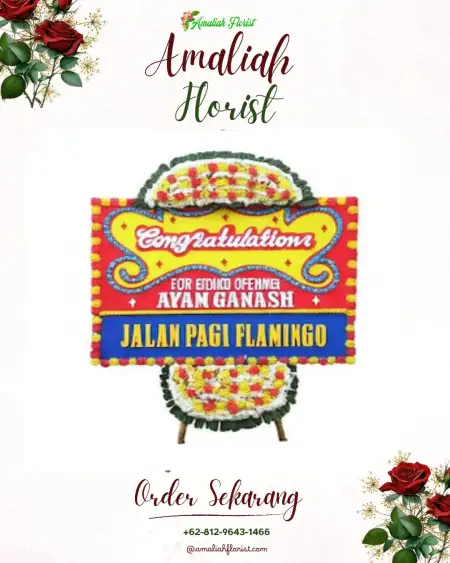 Sewa Papan Bunga 8 Ilir
